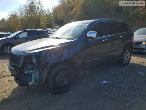 1C4RJFBGXEC487618 — 2014 Jeep Grand Cherokee, Передняя часть, фото до ремонта