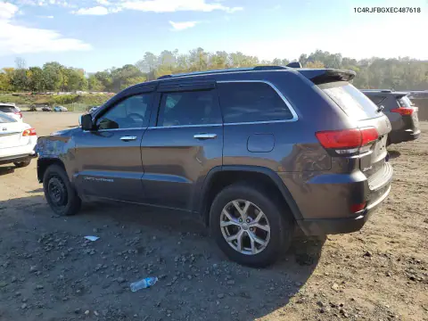 1C4RJFBGXEC487618 — 2014 Jeep Grand Cherokee, фото 2 с аукциона Copart, Передняя часть