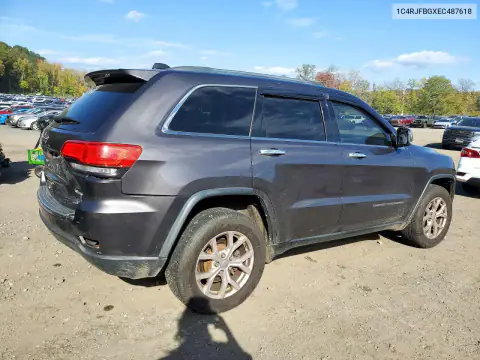 1C4RJFBGXEC487618 — 2014 Jeep Grand Cherokee, фото 3 с аукциона Copart, Передняя часть
