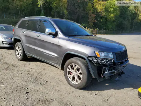 1C4RJFBGXEC487618 — 2014 Jeep Grand Cherokee, фото 4 с аукциона Copart, Передняя часть