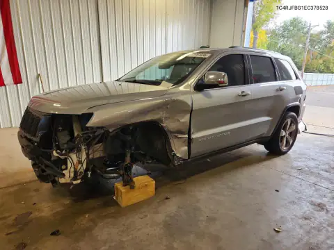 1C4RJFBG1EC378528 — 2014 Jeep Grand Cherokee, Передняя часть, фото до ремонта
