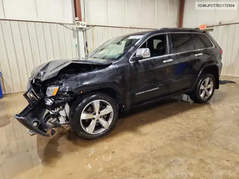 1C4RJFCT7EC172934 — 2014 Jeep Grand Cherokee, Передняя часть, фото до ремонта