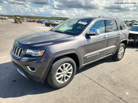 1C4RJFBG3EC174930 — 2014 Jeep Grand Cherokee, Задняя часть, фото до ремонта