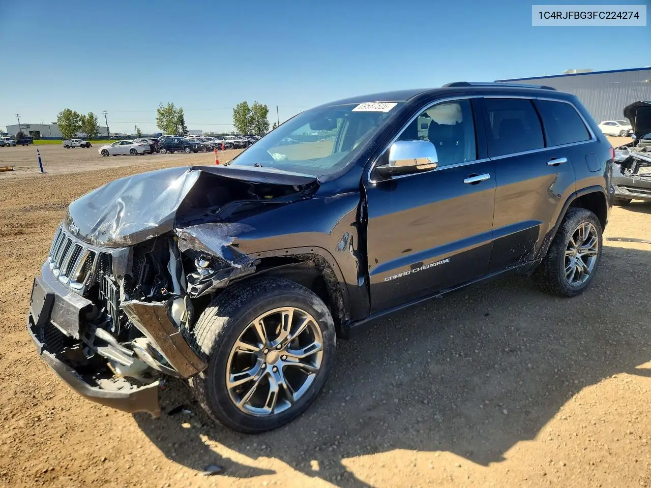 2015 Jeep Grand Cherokee Limited VIN 1C4RJFBG3FC224274 фото 1