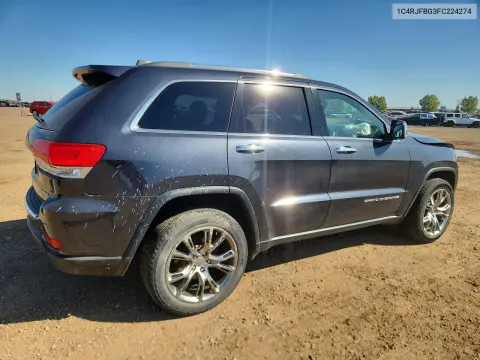 2015 Jeep Grand Cherokee Limited VIN 1C4RJFBG3FC224274 фото 3