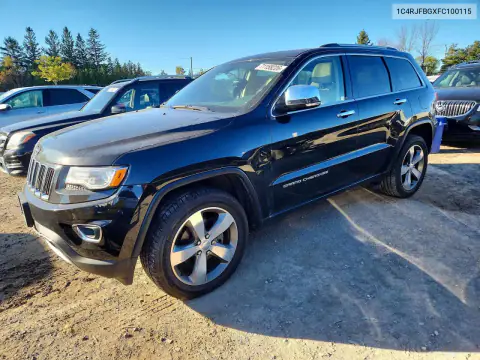 1C4RJFBGXFC100115 — 2015 Jeep Grand Cherokee, Град, фото до ремонта