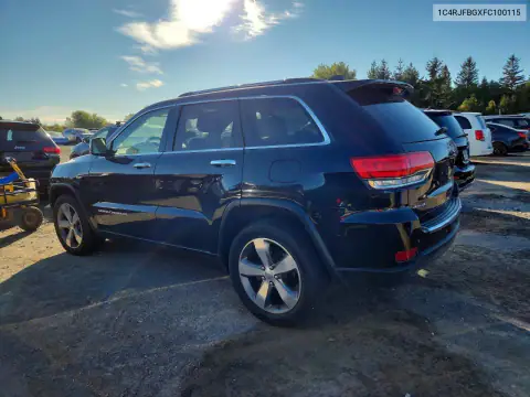 1C4RJFBGXFC100115 — 2015 Jeep Grand Cherokee, фото 2 с аукциона Copart, Град