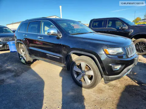 1C4RJFBGXFC100115 — 2015 Jeep Grand Cherokee, фото 4 с аукциона Copart, Град