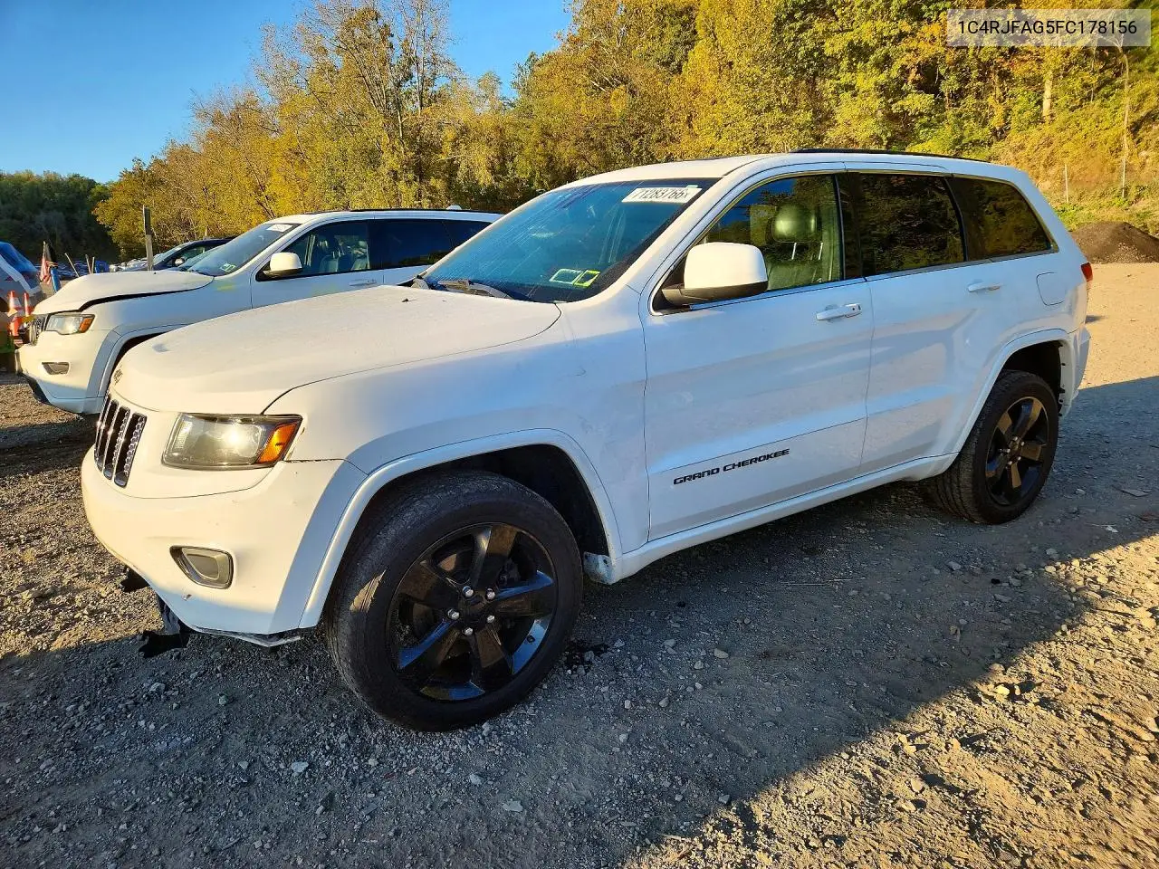 2015 Jeep Grand Cherokee Laredo VIN 1C4RJFAG5FC178156 фото 1