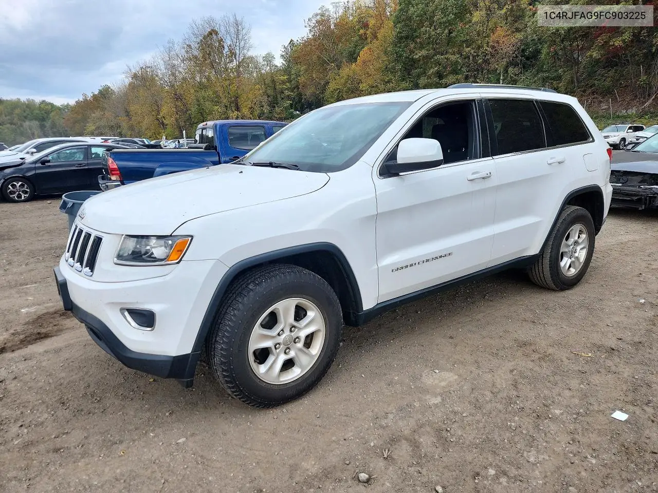 1C4RJFAG9FC903225 Jeep Grand Cherokee 2015 — повреждение Задняя часть, фото до ремонта