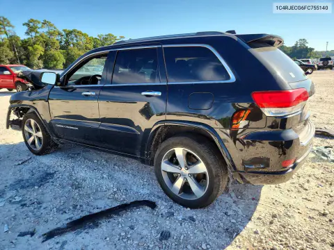 2015 Jeep Grand Cherokee Overland VIN 1C4RJECG6FC755140 фото 2