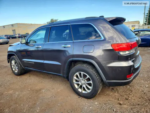 2015 Jeep Grand Cherokee Limited VIN 1C4RJFBGXFC651662 фото 2