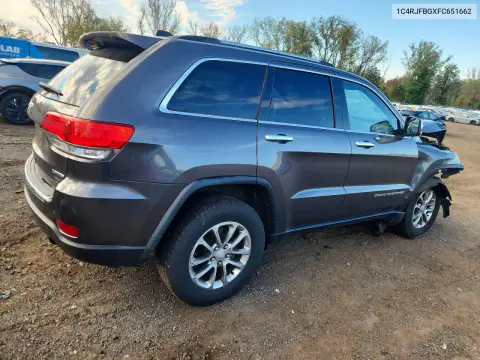 2015 Jeep Grand Cherokee Limited VIN 1C4RJFBGXFC651662 фото 3