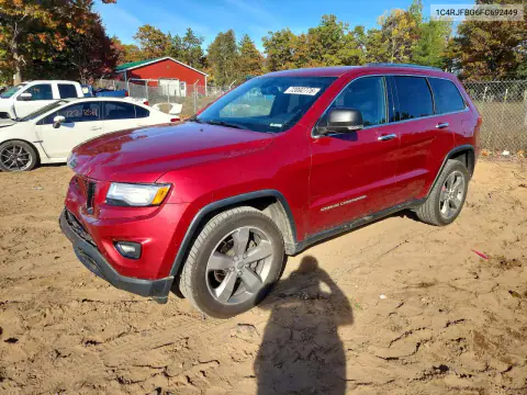 1C4RJFBG6FC692449 — 2015 Jeep Grand Cherokee, Передняя часть, фото до ремонта