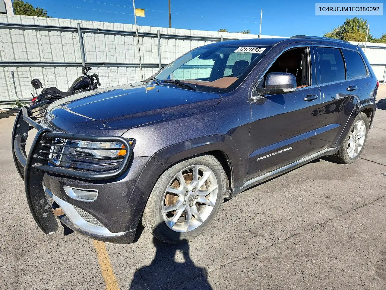 2015 Jeep Grand Cherokee Summit VIN 1C4RJFJM1FC880092 фото 1