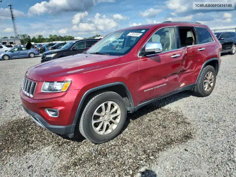 1C4RJEBG0FC616140 — 2015 Jeep Grand Cherokee, Сторона, фото до ремонта