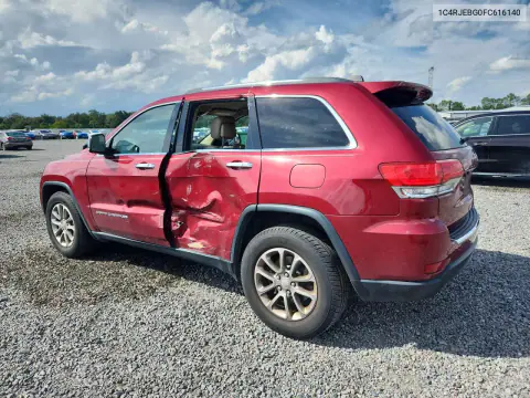 2015 Jeep Grand Cherokee Limited VIN 1C4RJEBG0FC616140 фото 2