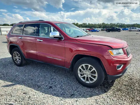 2015 Jeep Grand Cherokee Limited VIN 1C4RJEBG0FC616140 фото 4