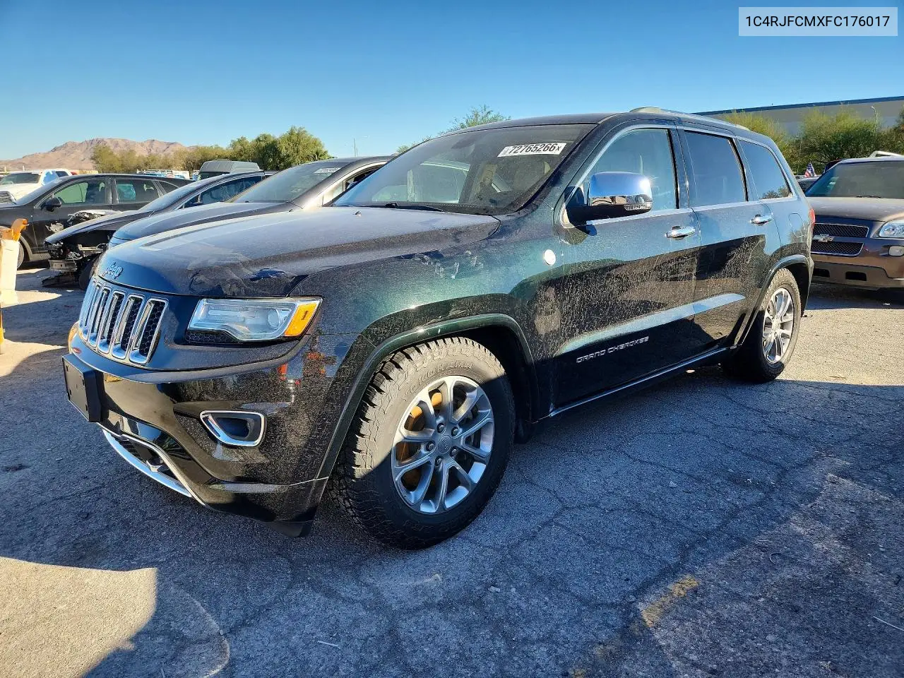 1C4RJFCMXFC176017 Jeep Grand Cherokee 2015 — повреждение Механические повреждения, фото до ремонта