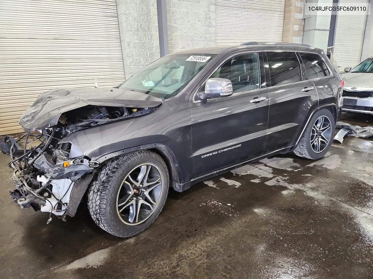 1C4RJFCG5FC609110 Jeep Grand Cherokee 2015 — повреждение Передняя часть, фото до ремонта