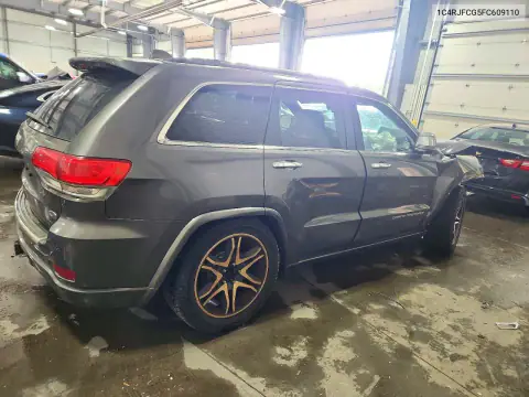 1C4RJFCG5FC609110 — 2015 Jeep Grand Cherokee, фото 3 с аукциона Copart, Передняя часть