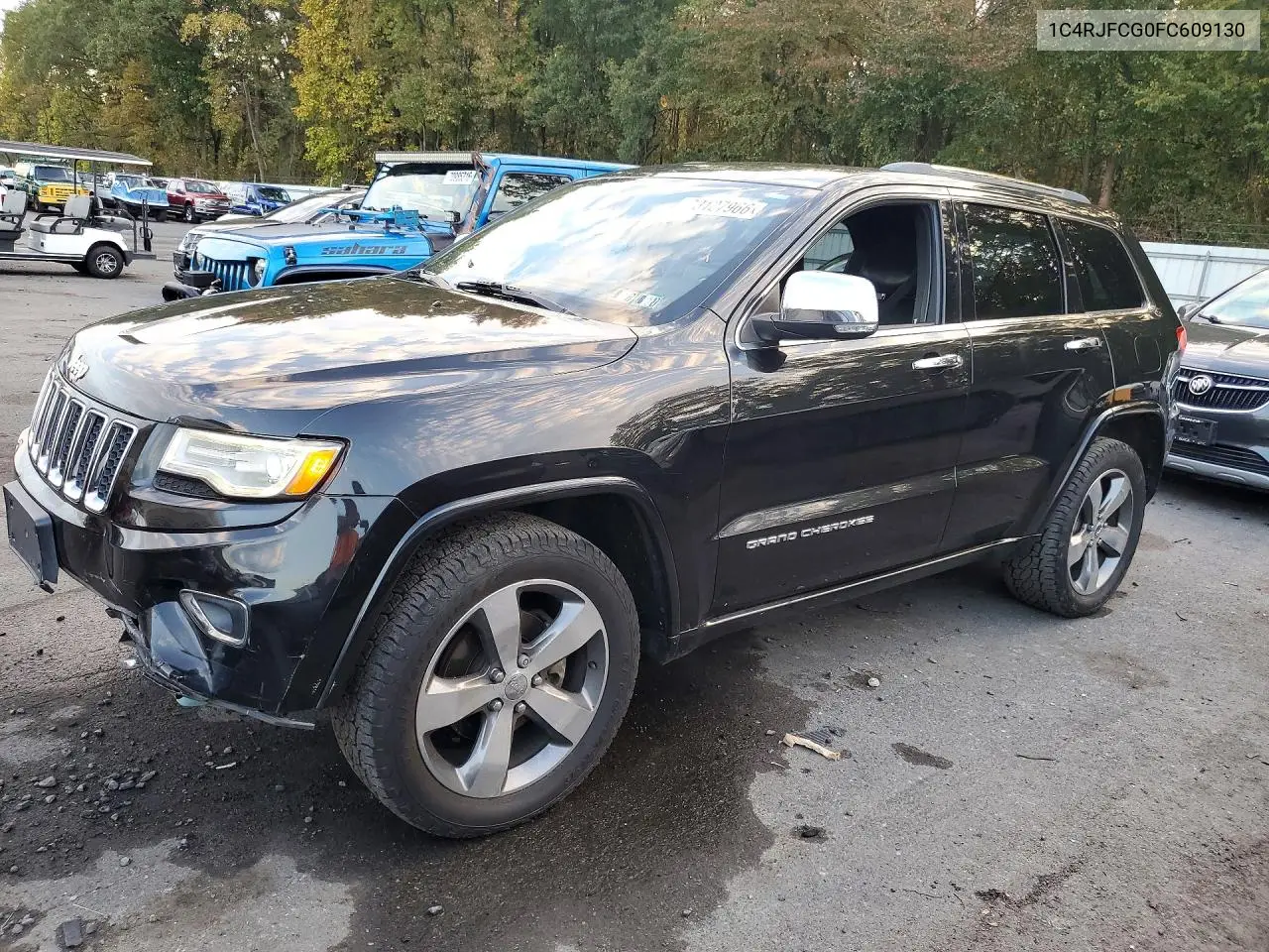 1C4RJFCG0FC609130 Jeep Grand Cherokee 2015 — повреждение Задняя часть, фото до ремонта