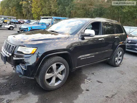 1C4RJFCG0FC609130 — 2015 Jeep Grand Cherokee, Задняя часть, фото до ремонта