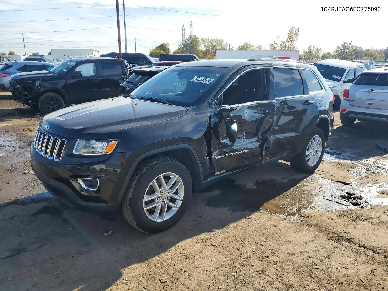 1C4RJFAG6FC775090 Jeep Grand Cherokee 2015 — повреждение Боковая часть, фото до ремонта