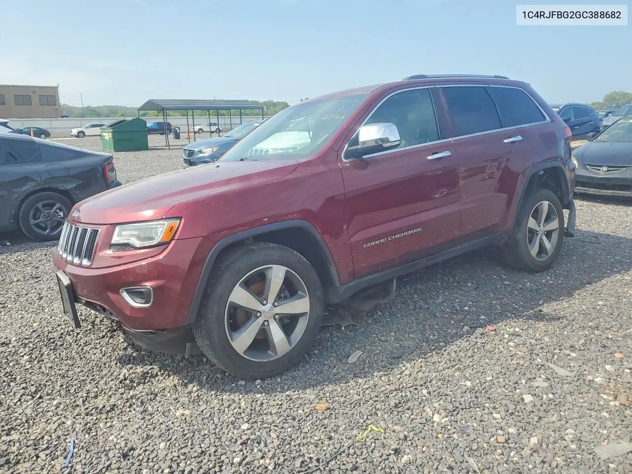 1C4RJFBG2GC388682 Jeep Grand Cherokee 2016 — повреждение Вандализм, фото до ремонта