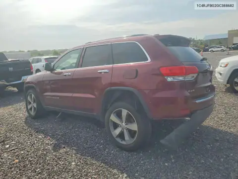 1C4RJFBG2GC388682 — 2016 Jeep Grand Cherokee, фото 2 с аукциона Copart, Вандализм
