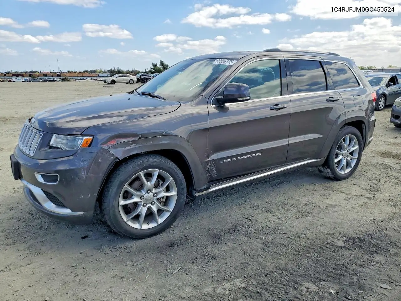 2016 Jeep Grand Cherokee Summit VIN 1C4RJFJM0GC450524 фото 1
