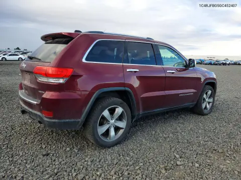 2016 Jeep Grand Cherokee Limited VIN 1C4RJFBG5GC452407 фото 3