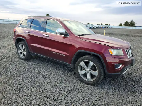 2016 Jeep Grand Cherokee Limited VIN 1C4RJFBG5GC452407 фото 4