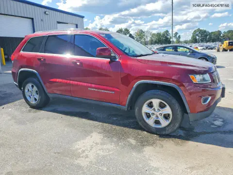 2016 Jeep Grand Cherokee Laredo VIN 1C4RJFAG4GC478160 фото 4