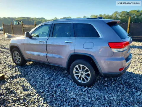 2016 Jeep Grand Cherokee Limited VIN 1C4RJEBG8GC351369 фото 2