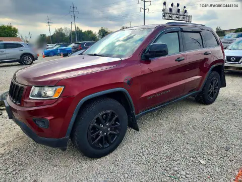1C4RJFAG0GC444104 — 2016 Jeep Grand Cherokee, Задняя часть, фото до ремонта
