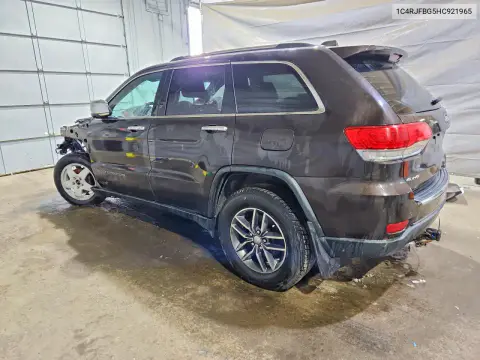 2017 Jeep Grand Cherokee Limited VIN 1C4RJFBG5HC921965 фото 2