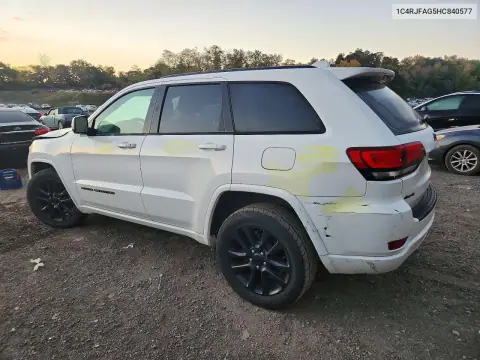 2017 Jeep Grand Cherokee Laredo VIN 1C4RJFAG5HC840577 фото 2