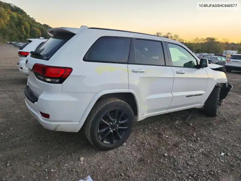 2017 Jeep Grand Cherokee Laredo VIN 1C4RJFAG5HC840577 фото 3