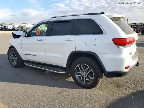 2017 Jeep Grand Cherokee Limited VIN 1C4RJFBG2HC772107 фото 2
