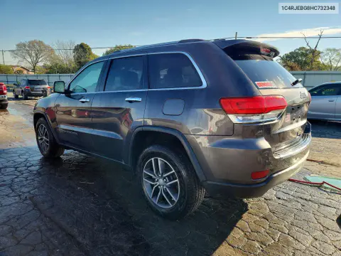 2017 Jeep Grand Cherokee Limited VIN 1C4RJEBG8HC732348 фото 2