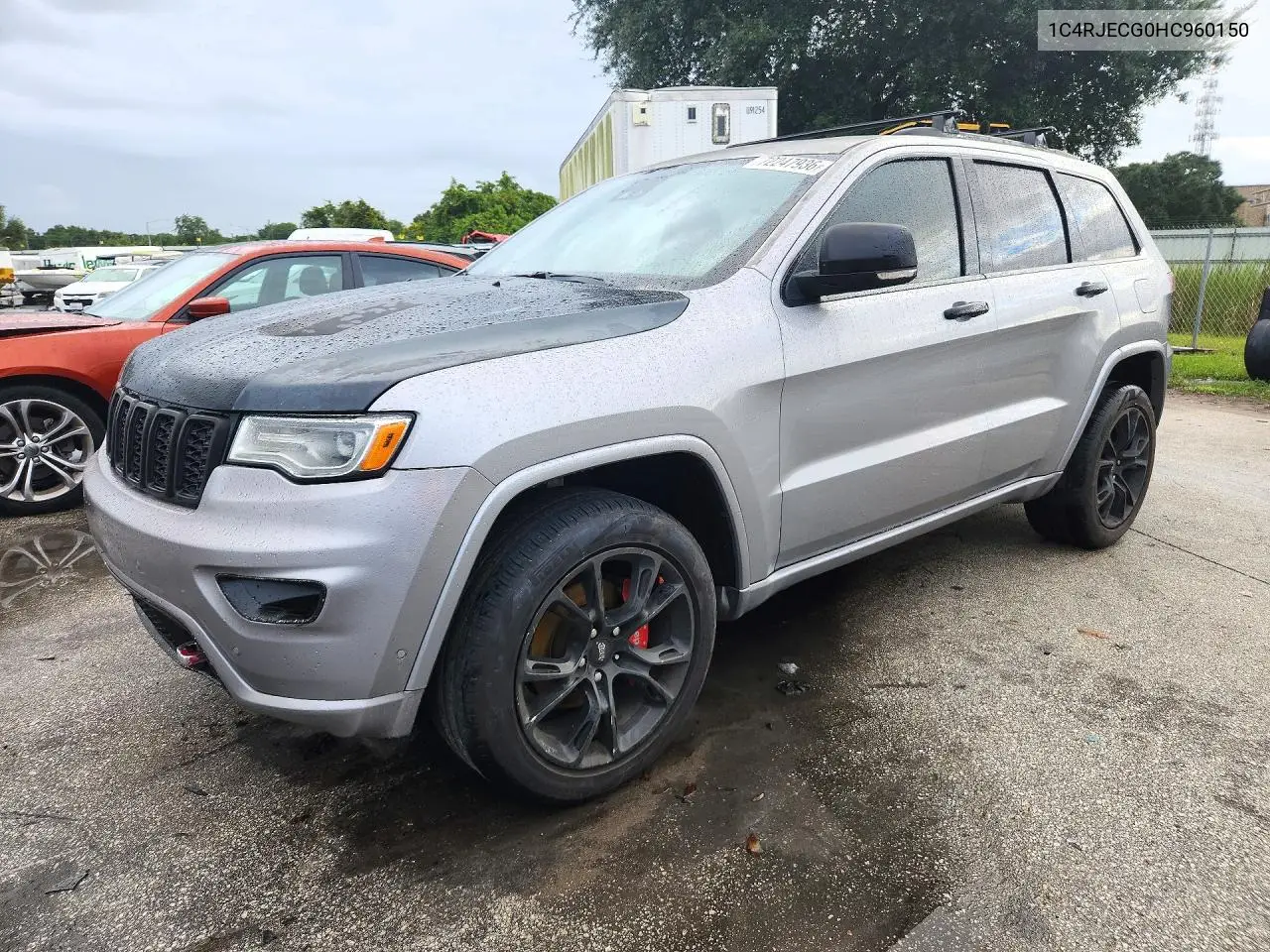 2017 Jeep Grand Cherokee Overland VIN 1C4RJECG0HC960150 фото 1