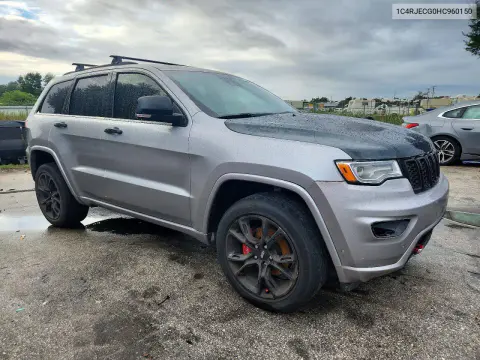 2017 Jeep Grand Cherokee Overland VIN 1C4RJECG0HC960150 фото 4