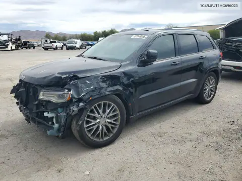 1C4RJFJT1HC696023 — 2017 Jeep Grand Cherokee, Передняя часть, фото до ремонта
