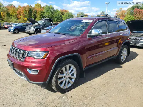 1C4RJFBG6HC715277 — 2017 Jeep Grand Cherokee, Мелкие вмятины и царапины, фото до ремонта