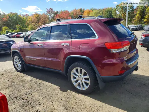 2017 Jeep Grand Cherokee Limited VIN 1C4RJFBG6HC715277 фото 2