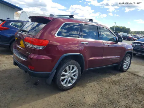 2017 Jeep Grand Cherokee Limited VIN 1C4RJFBG6HC715277 фото 3