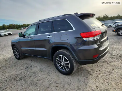 2017 Jeep Grand Cherokee Limited VIN 1C4RJFBG5HC963505 фото 2