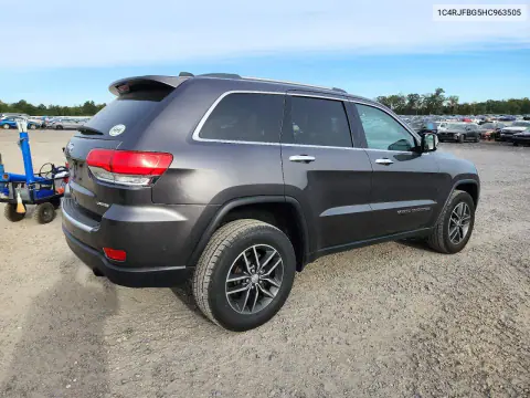 2017 Jeep Grand Cherokee Limited VIN 1C4RJFBG5HC963505 фото 3