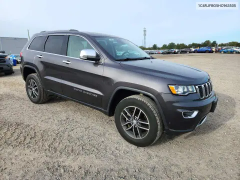 2017 Jeep Grand Cherokee Limited VIN 1C4RJFBG5HC963505 фото 4